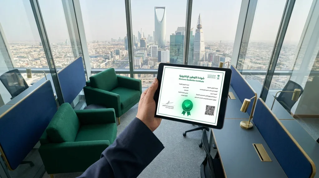 طريقة إصدار شهادة السعودة للمنشآت إلكترونياً والشروط المطلوبة 2026